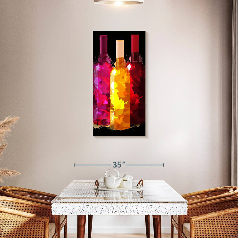 Dégustation de vin, H 24 po x l 12 po