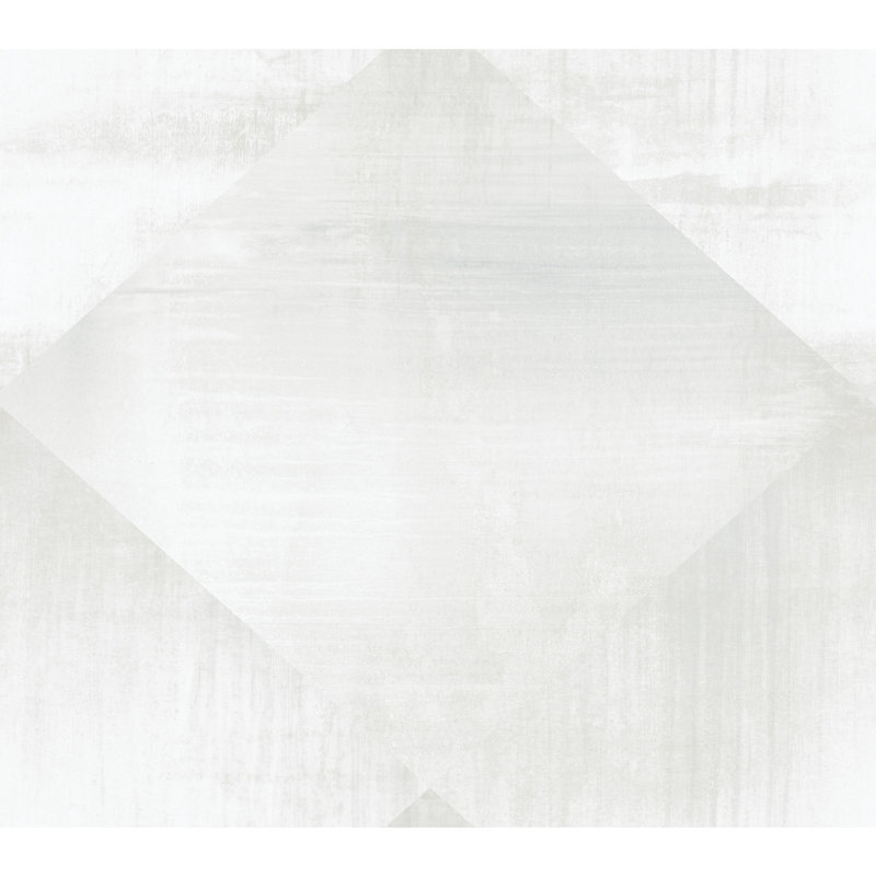 In Clay Geometric Wallpaper Double Roll, Gray