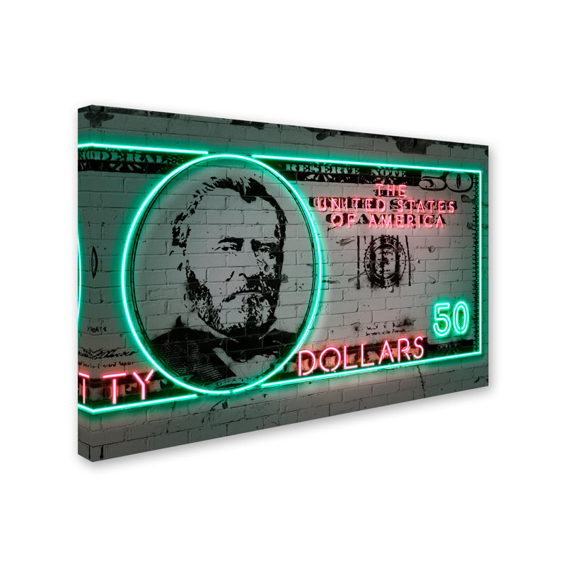 Magar «50 Dollars», impression sur toile tendue, H 30 po x l 47 po