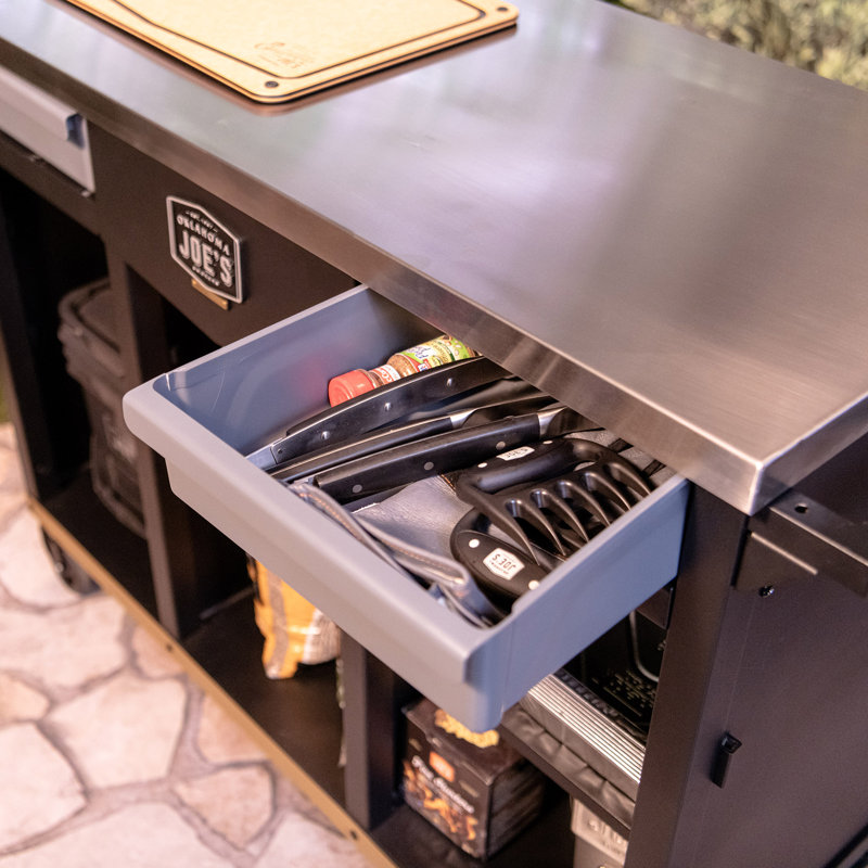 Oklahoma Joe's Workstation Dlx Prep & Storage Cart