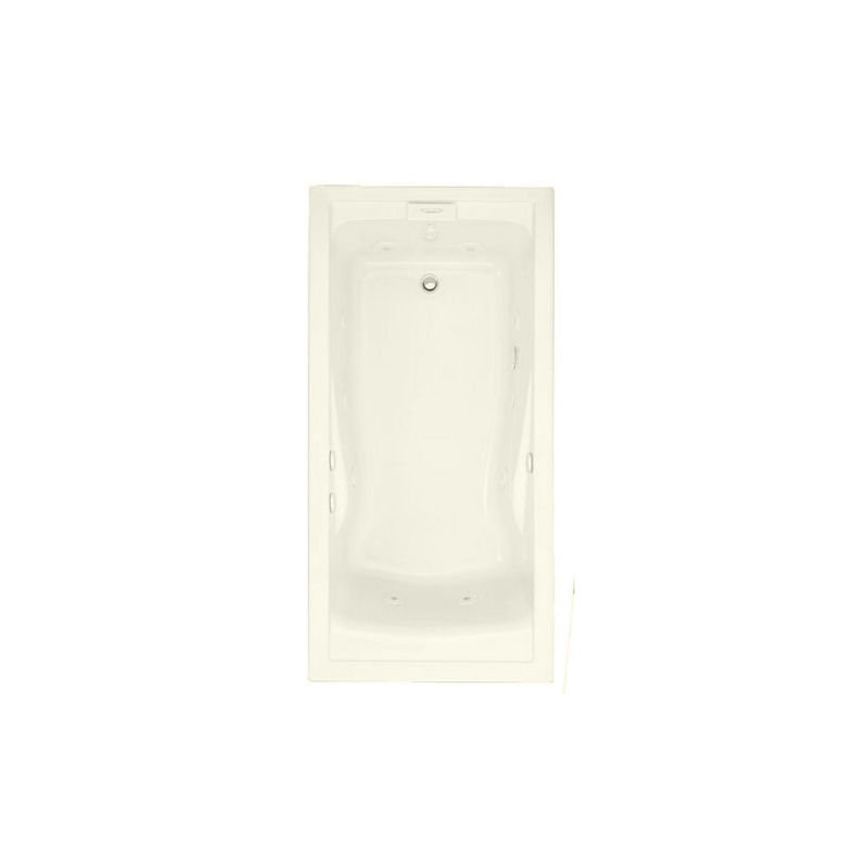 Evolution 72'' x 36'' Undermount Acrylic Bathtub, Artic White