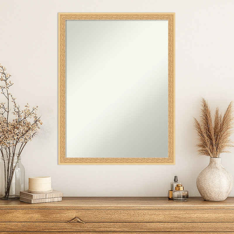 Miroir mural Bethany, 26 po x 38 po, Doré