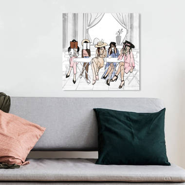 House of Hampton® Things Go Better With Gucci (Square) On Canvas by By Jodi  Print