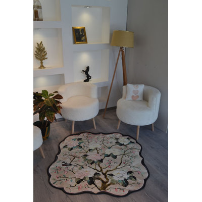 Tapis japonais lavable à la machine à motif tissé à motif pastel de la collection Sun