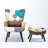 Kohlson 25.59'' Wide Tufted Wingback Chair and Ottoman-1992808889