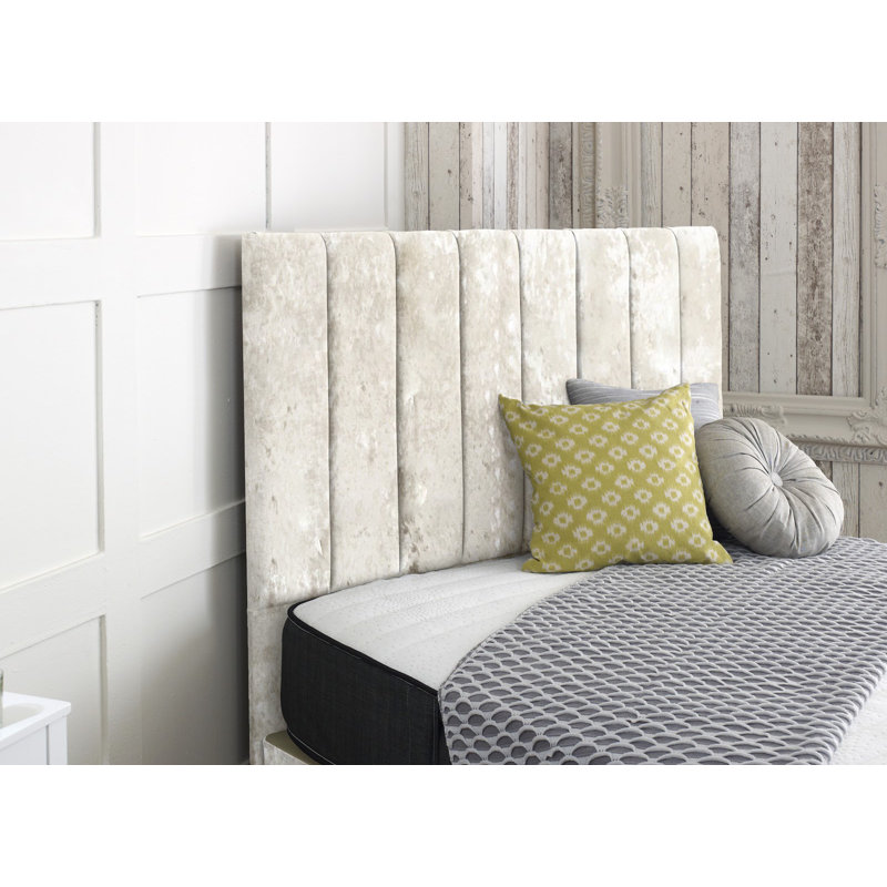 Armiead Upholstered Headboard, Champagne, Small Single (2'6)