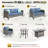 Lovall Premium All-Weather Wicker 7 - Person Patio Conversation Sets with Cushions-947956745