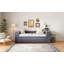 Lit rembourré avec rangement et lit gigogne simple-424294543