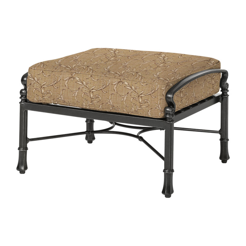 Bella Vista Outdoor Ottoman, Midnight Gold, Bessemer
