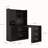 L-Shaped Computer Desk With Hutch And LED Light, Home Office Desk, Writing Desk, Corner Desk With Storage-567944254-553281733