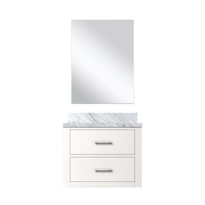 Single Bath Vanity 24 In. W X 18 In. D, Acrylic Countertop And 18 In. Mirror