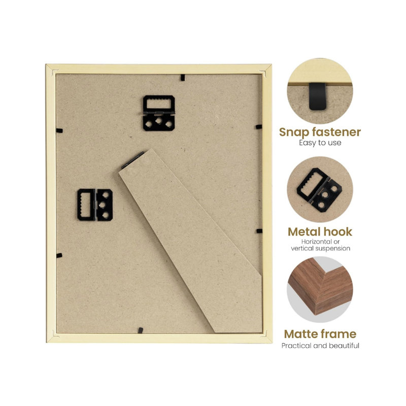 Brown Storage Picture Frame - Set of 12