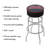 Swivel Upholstered Counter Stool with Metal Frame