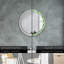 Huldar Glass Flat Wall Mirror