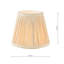 11.5cm H Silk Empire Wall Sconce Shade ( Clip On ) in Taupe