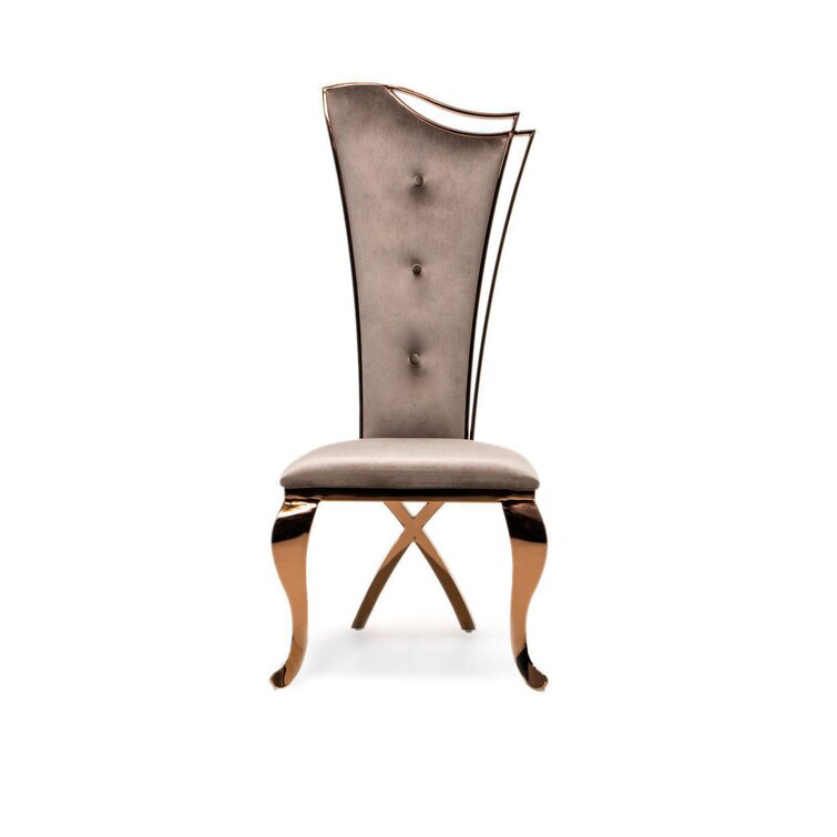 Milano Rose Gold Dining Chair - Roberto Grassie