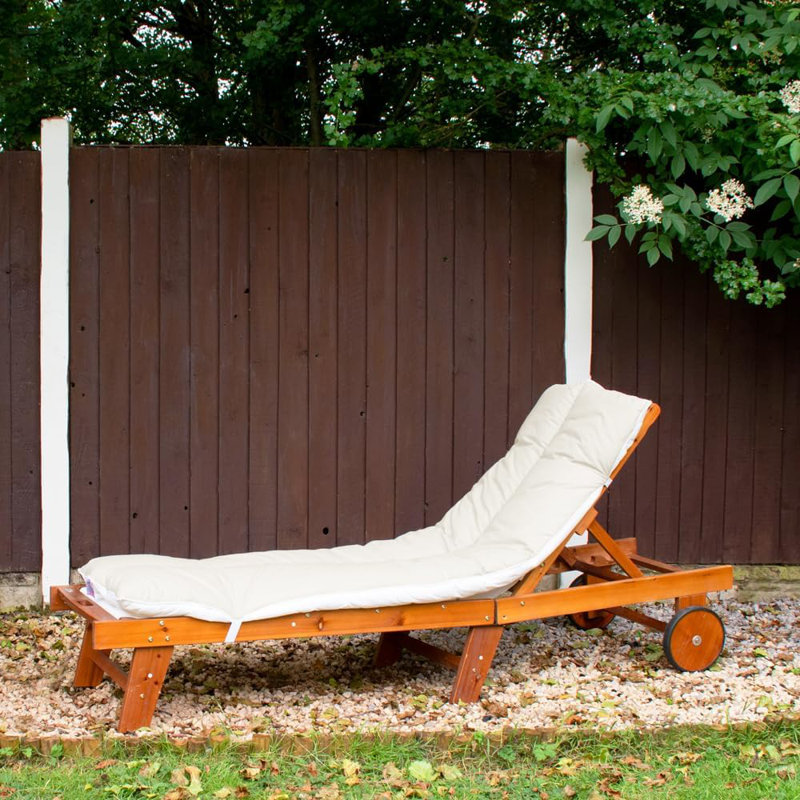 Topper Garden Seat / Back Cushion, Cream