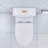 Elongated One Piece Toilet White