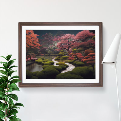Japanese Garden Pond Vol.5 - Single Picture Frame Print