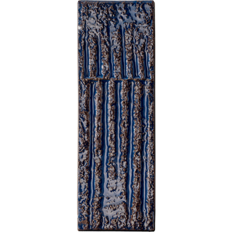 Chamotte Quadra 3"x9", Blue