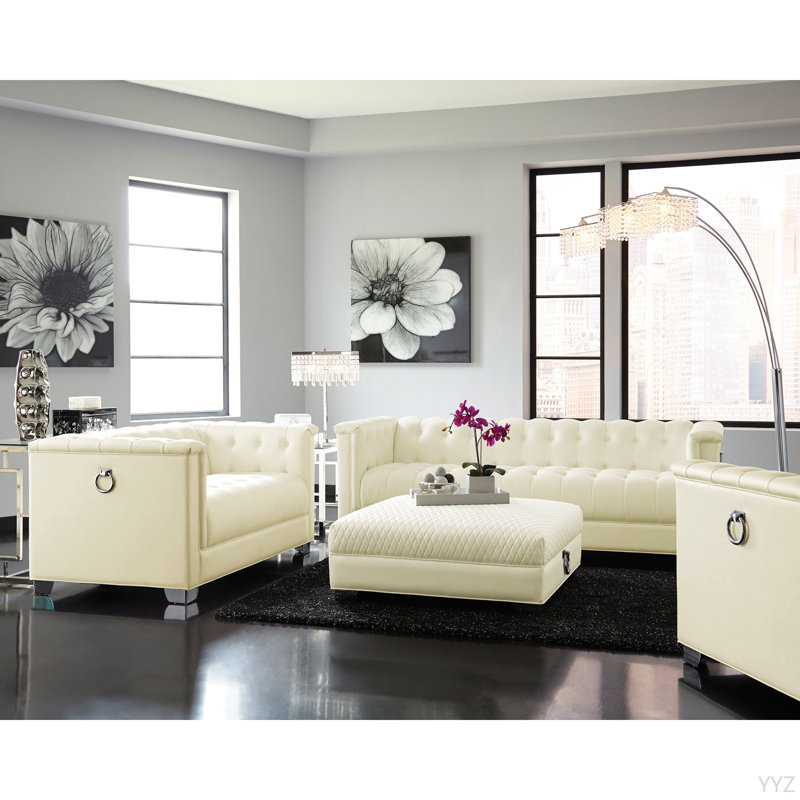 Repose-pieds Pearl White