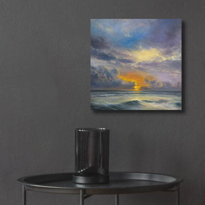  «Synergy» par Joanne Parent, art mural en verre acrylique, 12 po x 12 po