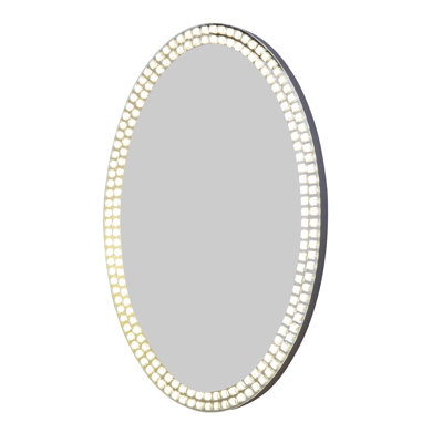 Galleria Oval Wall Mirror with LED Lighting