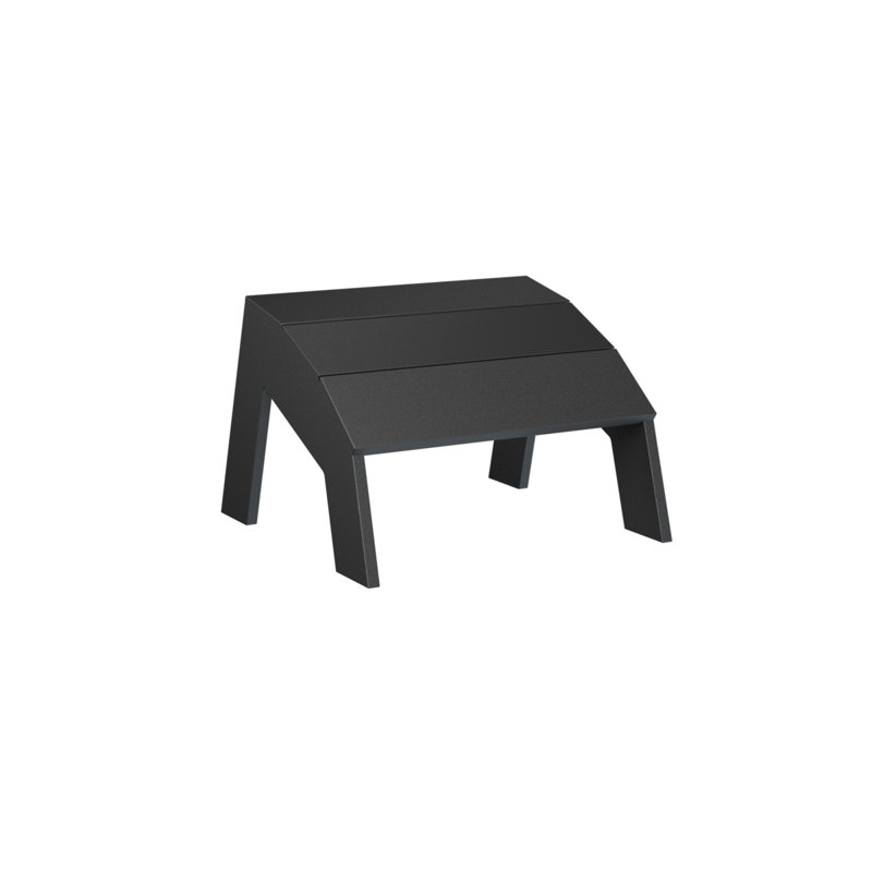Repose-pieds Adirondack noir mat marine Berlin, Noir mat