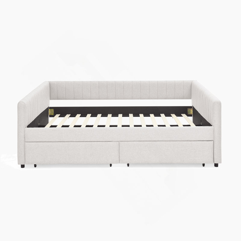 Grand lit beige, Beige