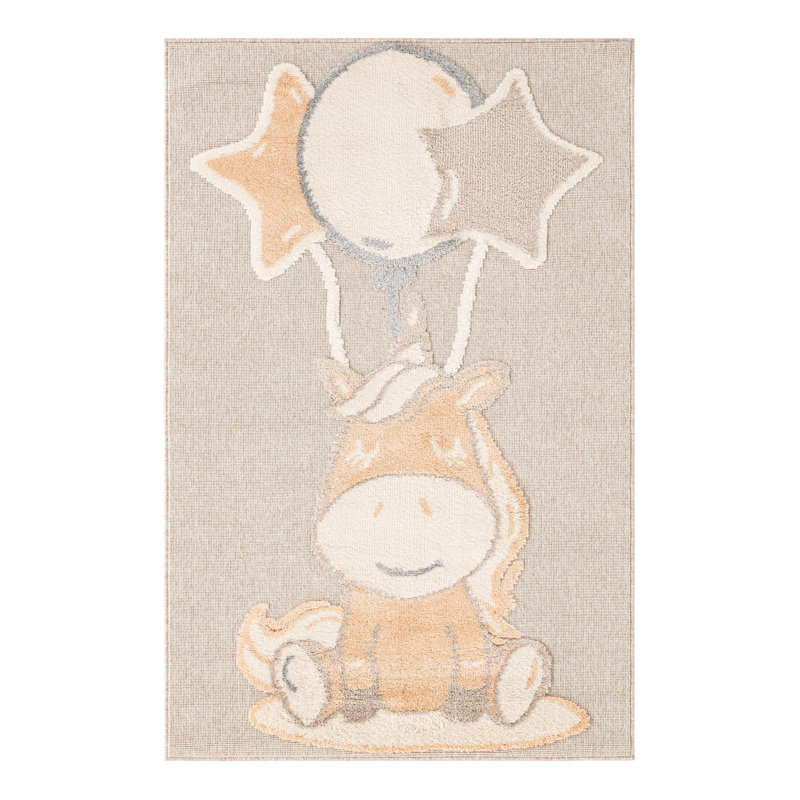 Unique Loom Clement Whimsy Kids Rug, Rectangle 4'1" x 6'1"