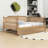 Wood Daybed with Trundle and Rattan Frame-1070943262-1070943259