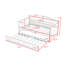 Wood Daybed with Trundle-2023110332