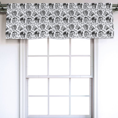 Sateen Ruffled Window Valance