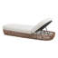 Chaise longue de patio en tissu d'ameublement tissé 80,5 "Demars Sunbrella