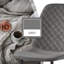 Velvet Modern Upholstered Dining Chair  -1335829246