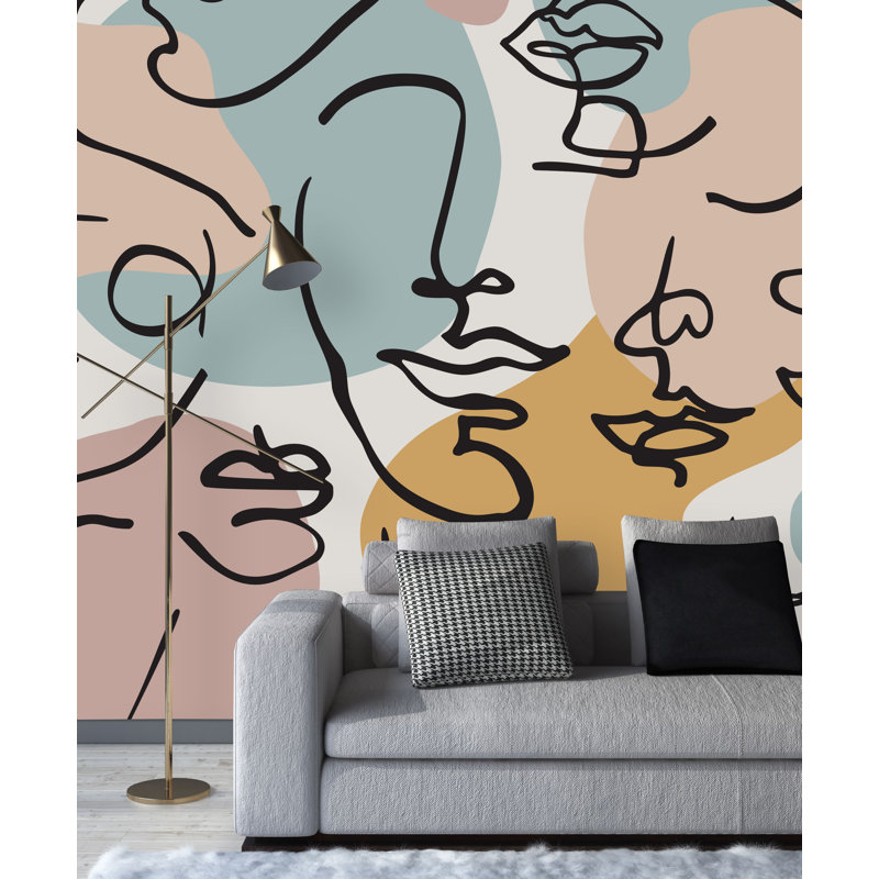 Murale Rahr, L 10,41 po x l 125 po, Papier