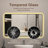 48*24 Inch Black Frame Wall Mirror With Rounded Corners Vanity Mirror-1228868573