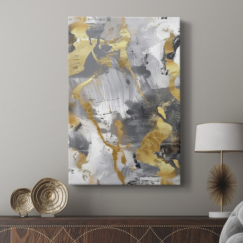 ABSTRACT Series CM XXXIV - Cavas de galerie sur mesure, H 18 po x l 12 po
