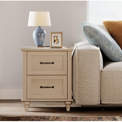 Scarlett 2 - Drawer End Table and Built-In Outlets