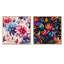 Montréal - Ensemble de 2 collages carrés botaniques abstraits-101844177-101844179