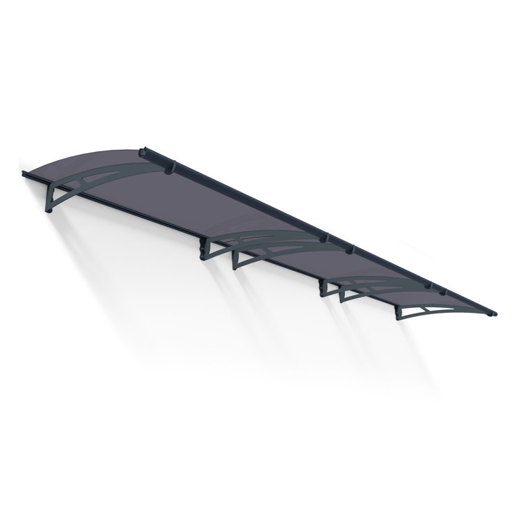 Palram - Canopia Aquila 15 ft. W x 3 ft. D Convex Door Awning
