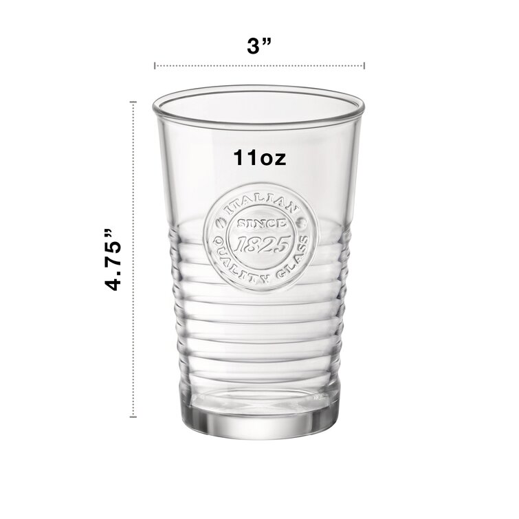 Bormioli Rocco Florian 14.5 oz. Beverage Drinking Glasses (Set of 4)