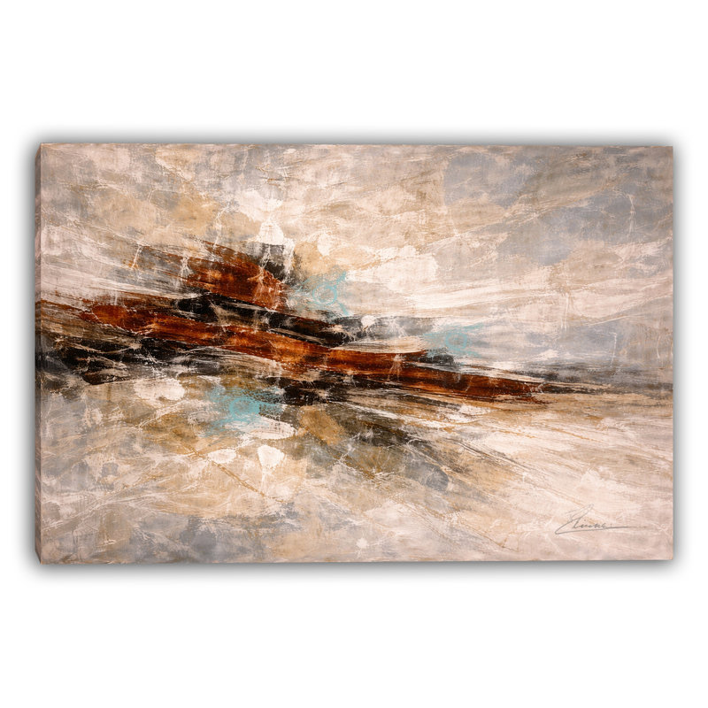 «Desert Pulse», art mural sur toile tendue, L 36 po x H 24 po x P 1,5 po