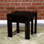 Tables gigognes en bois d'eucalyptus de 2