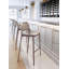 Tabouret de bar Ace brun et noyer