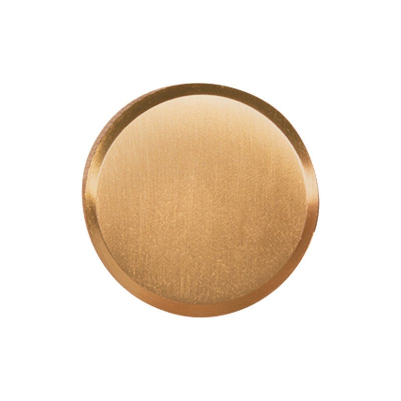 Porter Satin Gold Round Cabinet Knob 5-Pack
