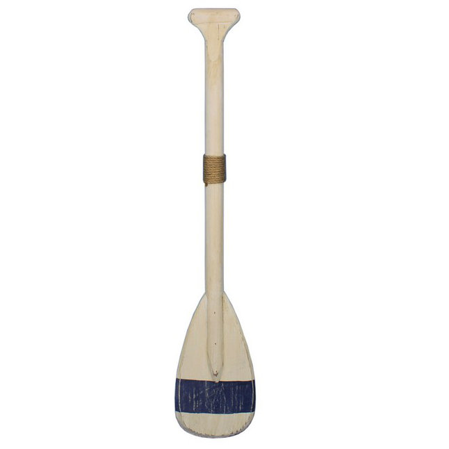 Décoration murale en bois pour raquette de bateau avec crochets, H 3 po x l 1 po x P 24 po, Port royal