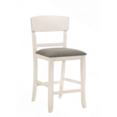 Tabouret de bar rembourré 2 pièces