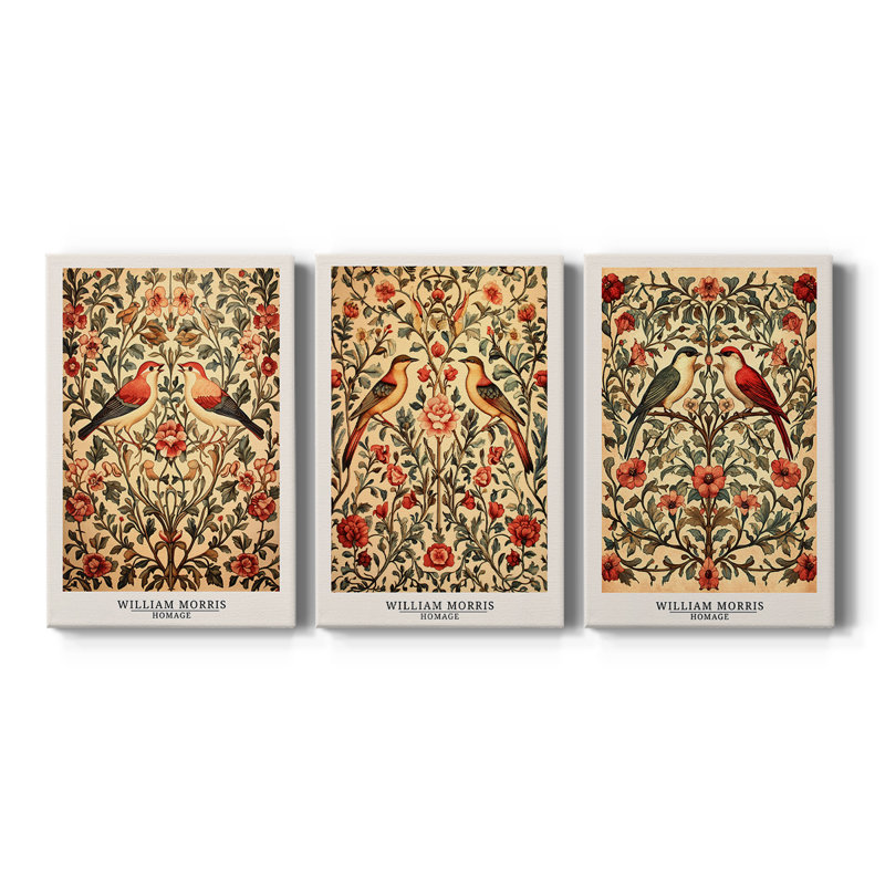 Série sur toile tendue sur mesure - Coffret personnalisé de 3 pièces, H 27 po x l 54 po
