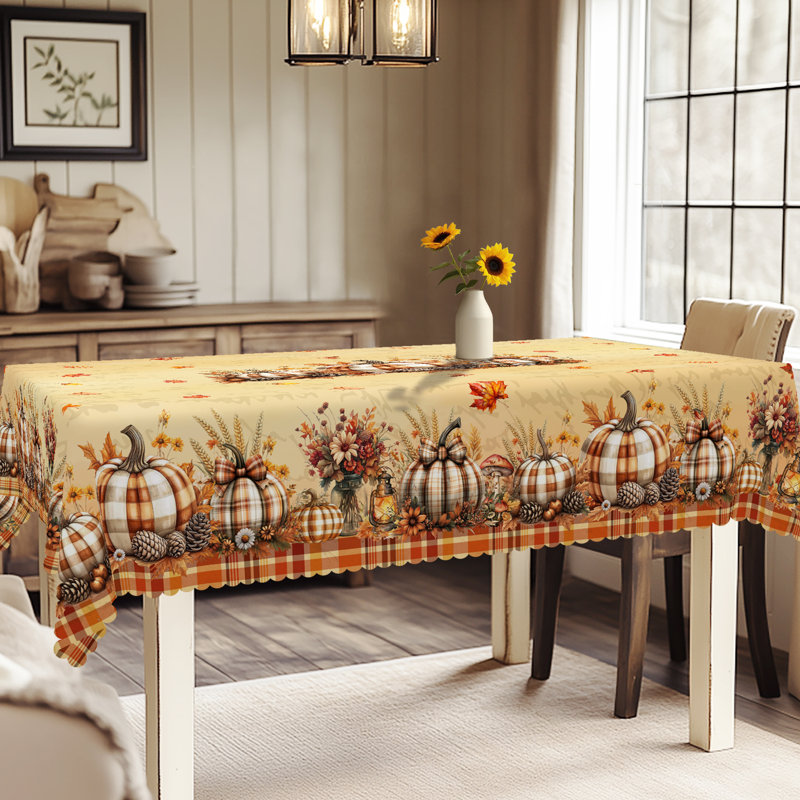 Nappe automne-hiver 152 x 220 cm Rectangle saisonnier, L 86,61 po x l 59,84 po